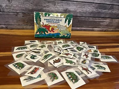 Vtg Pre-Historic Monsters Dinosaur Puffy  Stickers 50+ • $40