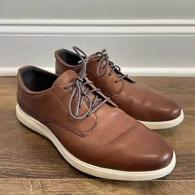 Cole Haan Grand OS Oxford Shoes Mens Size 9M Plus Essex Brown Leather C28728 • $49.99