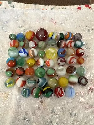Vintage Lot Of 53 Estate Fine Marbles • $75