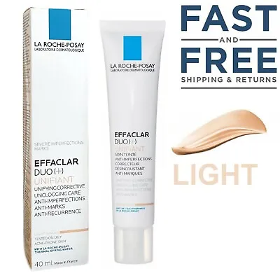 La Roche Posay Effaclar DUO (+) Unifiant Light Tinted 40ml Exp. Date 10/2026 • $25.99