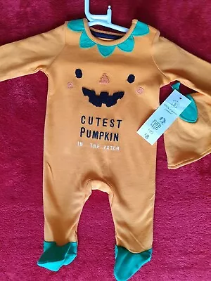 Baby Boys Or Girls Halloween Outfit Size Upto 3 Months Brand F&F New With Tags. • £4.49