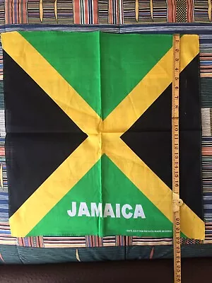 1 JAMAICA JAMAICAN FLAG BANDANA BIKER SKULL HEAD WRAP SCARF Brand NEW • $5.99