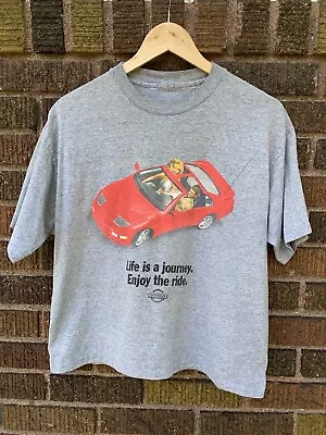 Vintage Stanley Desantis Nissan Promo Shirt Size Small Cropped Life Is A Journey • $44.99