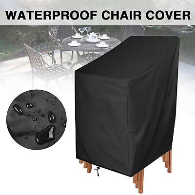 $17.95 • Buy Patio Chair Cover Heavy Duty Waterproof Outdoor Lawn Furniture Storage Covers