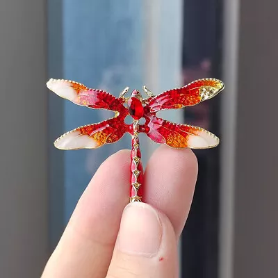 Fashion Enamel Dragonfly Brooch Pin Clothing Collar Corsage Pin Women Jewelry • $2.71