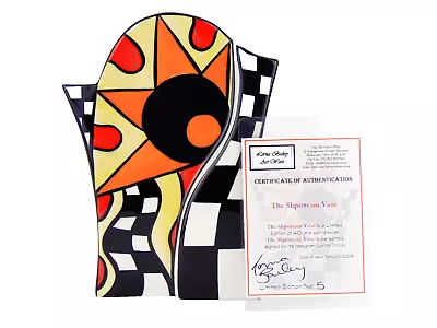 Lorna Bailey Vase Slipstream Limited Edition 5/40 Art Deco Style With COA 16cm • £189.99