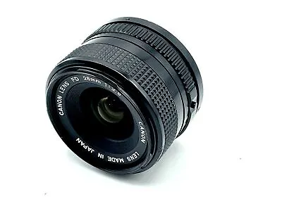 Canon 28mm F/2.8 Bayonet NFD FD-Mount Manual Focus Lens - Very Nice • $98.28