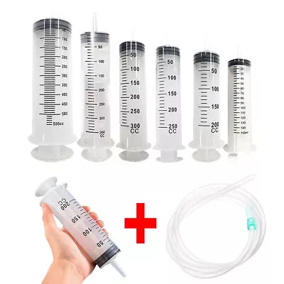 150-500ML Reusable Big Large Plastic Hydroponics Nutrient Measuring Syringe US • $12.88
