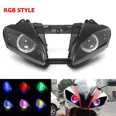 Front Headlight Assembly RGB Light For Yamaha YZF R6 YZFR6 06-07 Custom Modified • $385.98