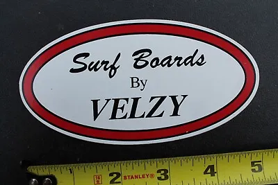 Dale VELZY Surfboards Hap Jacobs Classic Longboards V35 Vintage Surfing STICKER • $31