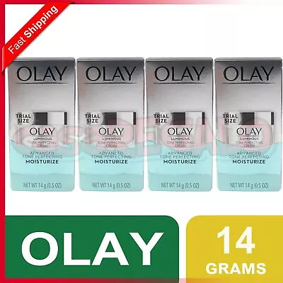 $14.95 • Buy OLAY 14g LUMINOUS TONE PERFECTING CREAM MOISTURIZE TRIAL SIZE 100% Brand New