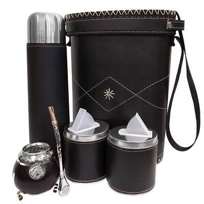 357CL New Set Yerba Mate Kit: Containers Gourd(Cup) Bombilla(Straw) Thermos Bag • $74.90