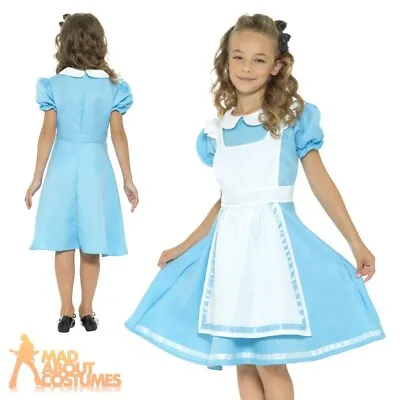 £17.99 • Buy Girls Alice Princess Costume Wonderland Kids Book Week Day In Fancy Dress Outfit