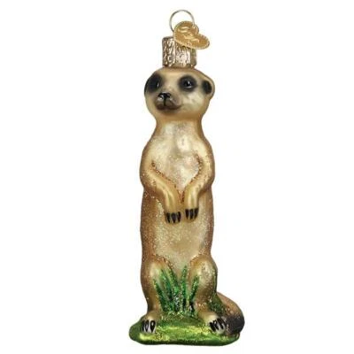 £17.24 • Buy Old World Christmas MEERKAT (12577) Glass Ornament W/OWC Box
