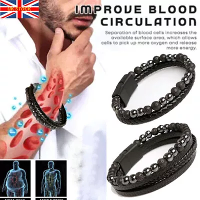 Magnetic Bracelet Therapy Weight Loss Arthritis Health Pain Relief Mens Women UK • £6.99