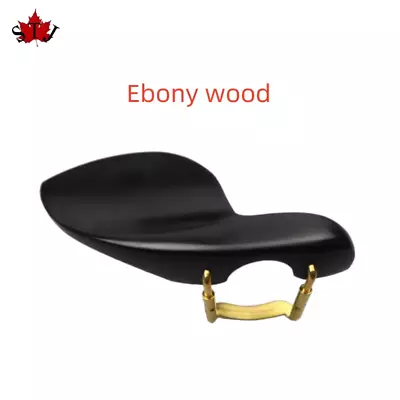 Natural Ebony 4/4 Violin Chinrest + Silver Screw Violin Parts Chin Rest Fitting • $4.74