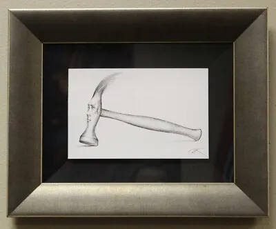 Vladimir Kush  Hardworker  Signed Original Pen And Ink Drawing On Paper Framed • $3999