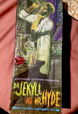 Vintage AURORA  Dr. Jekyll As Mr. Hyde Boxed Model Kit ( 1964 ) • $218.82