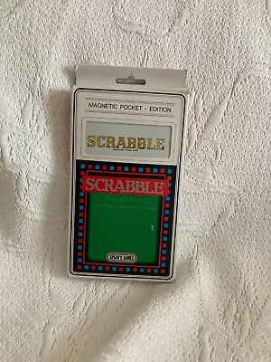 Scrabble Magnetic Pocket Edition Spear’s Games 1988 Missing Tiles • £10