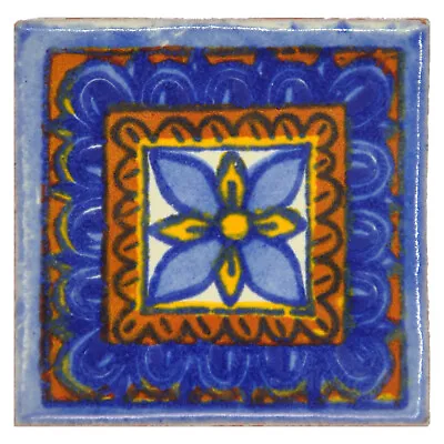 £1.49 • Buy Yesenia - Handmade Mexican Ceramic Talavera Small 5cm Tile Ethically Sourced