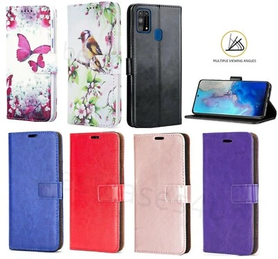 £5.90 • Buy For Samsung A21S Phone Case Leather Flip Case Shockproof Gel Wallet Book Cover