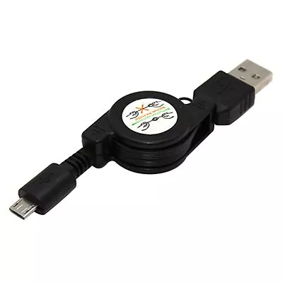 Retractable Micro USB A To USB 2.0 B Male Cable Sync Data Charger For Android 10 • $6.97