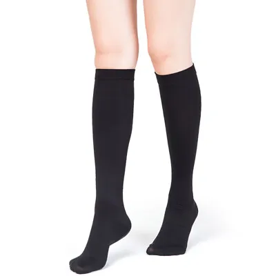 30-40 MmHg Leg Compression Stockings Elastic Socks Varicose Veins Travel Flight • $33.56