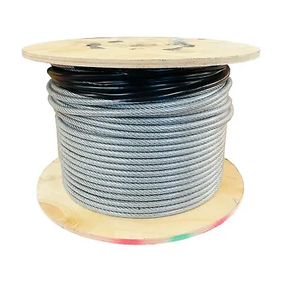 £2.49 • Buy GALVANISED WIRE ROPE CLEAR PVC COATED 2mm 3mm 4mm 5mm 6mm 8mm 10mm 1m To 100 Mtr