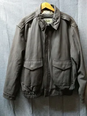 Vintage G-111 Leather A-2 Flight Jacket L Mens G-III Distressed Bomber Jacket • $85