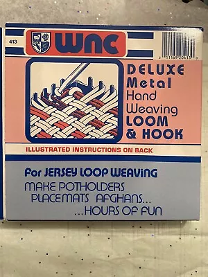 WNC Deluxe Metal Hand Weaving Loom And Hook • $6.99