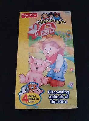 Fisher Price Little People VHS Discovering Animals At The Farm 4 Story VHS Tape • $19.95