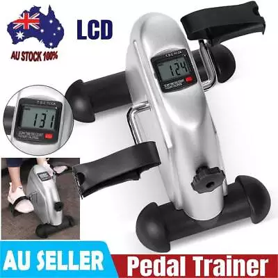 Portable Exerciser Mini Bike Desk Home Gym Pedal Cycle Trainer Exercise Machine • $33.99