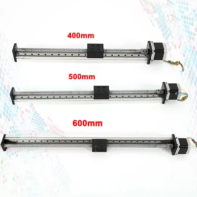 CNC Linear Actuator Ball Screw Slide Nema23 Motor Stage Rail Guide Motion Table • $118.75