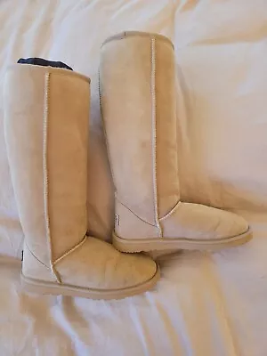 UGG Australia Classic Ultra Tall Womens Winter Boots - Size 8 Sand • $114.99