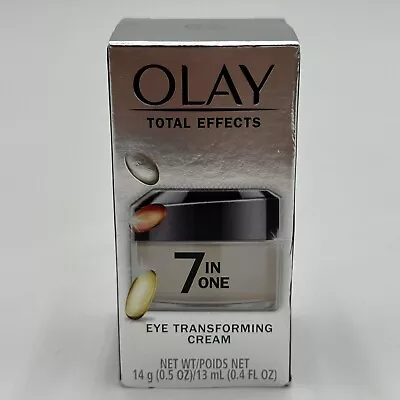 Olay Total Effects 7-In-One Anti-Aging Eye Transforming Cream 0.5 Oz ~ Authentic • $34.25