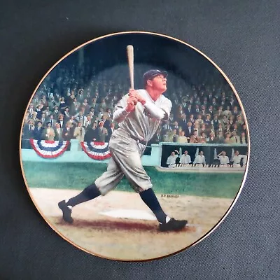 Babe Ruth “The Called Shot”  Plate By The Bradford Exchange • $9.50