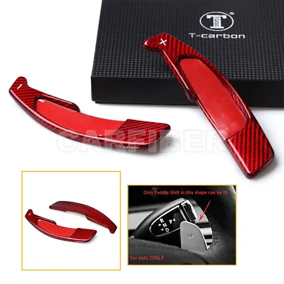 Carbon Fiber Steering Wheel Shifter Paddle For Benz AMG W212 W204 W176 C117 X156 • $78.88