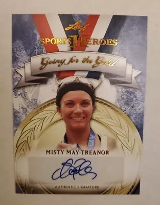 2013 Leaf Sports Heroes Misty May-Treanor Autograph AUTO Sp Beach Volleyball USA • $69