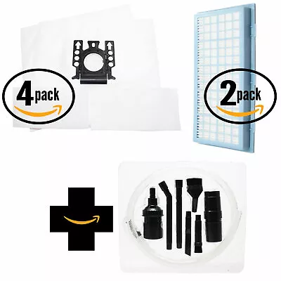 8 FJM Bags 8 Micro & 2 HEPA Filters For Miele S314i S246i S548 W/ Micro Kit • $35.99