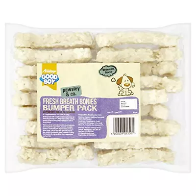 £10.14 • Buy Good Boy - Munchy Fresh Breath Bonies - Dog Chews - Dental Chews For Dogs - Pack