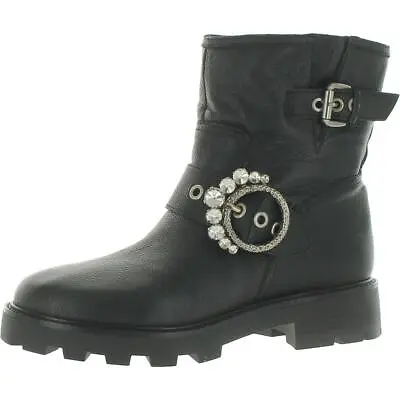 Karl Lagerfeld Paris Womens Marceau  Leather Ankle Boots Shoes BHFO 5096 • $42.99