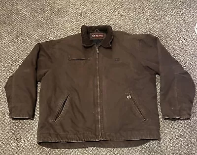 DRI DUCK Outlaw Boulder Cloth Canvas Insulated Detroit Style Jacket Coat SZ 2XL • $32.88