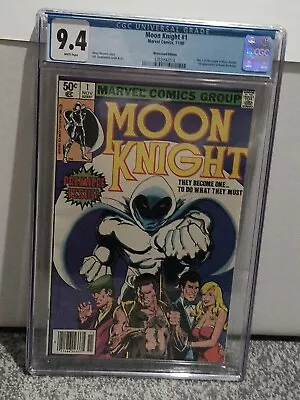 Moon Knight #1 - CGC (9.4) Near Mint Rare Newstand Edition • £135