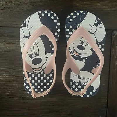 Minnie Mouse Flip Flops Summer Sandals Toddler 7 • $10