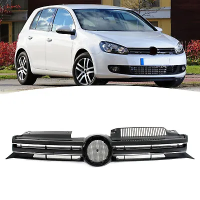 For 2010 2011-2014 VW Volkswagen Golf MK6 GTI Hatchback Upper Black Grille • $39.51