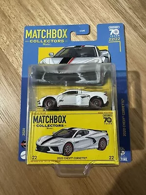 Matchbox Premium 2023. 2020 Chevy Corvette. White. 22/22. 70 Years. Collectors. • $12.95