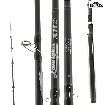 9'6  Lamiglas X11 Medium Bait Casting Fishing Rod 2pc ~ New • $149.95