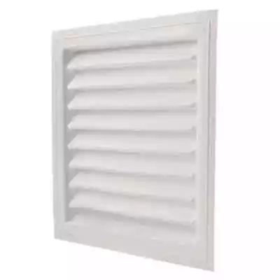 12  X 18  Plastic Wall Louver Static Vent In White - Efficient Ventilation • $15.60