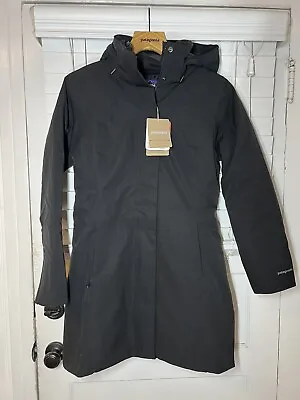 Patagonia Women's Tres 3-in-1 Black Winter Parka Coat Jacket Size Small Reg $649 • $550