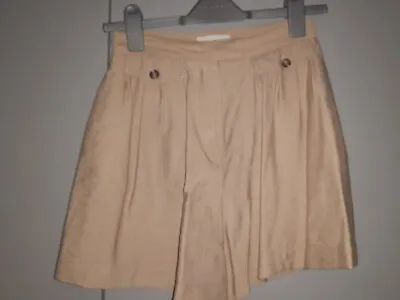 H&M Beige Safari Shorts Size 8 • £10